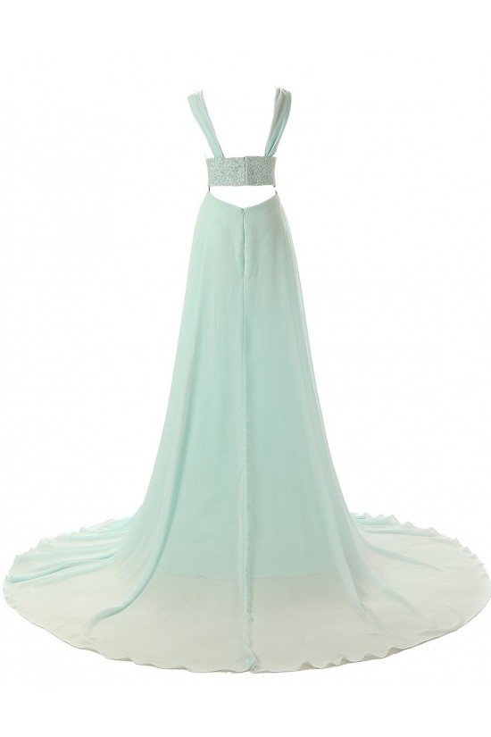 A-Line V-Neck Beaded Long Chiffon Prom Evening Formal Party Dresses ED010435 A-Line V-Neck Beaded Long Chiffon Prom Evening Formal Party Dresses ED010435