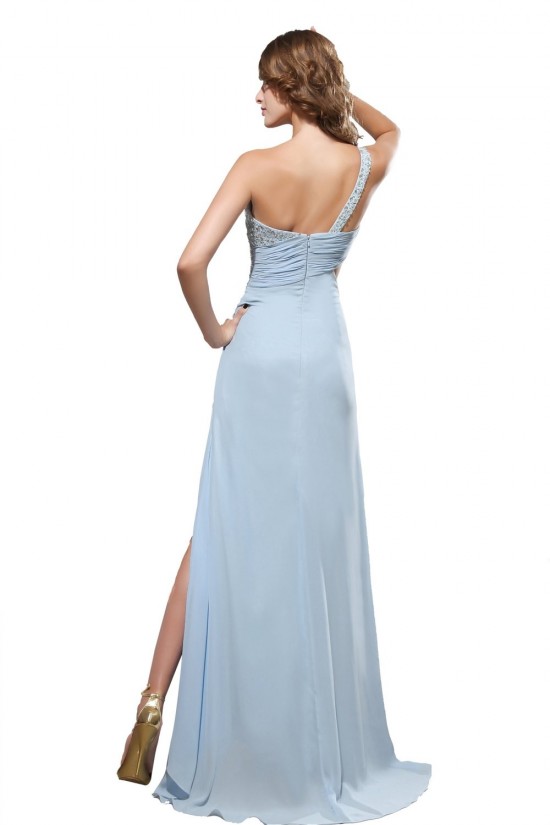 One-Shoulder Beaded Long Chiffon Prom Evening Formal Party Dresses ED010439 One-Shoulder Beaded Long Chiffon Prom Evening Formal Party Dresses ED010439