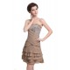 A-Line Strapless Short Beaded Chiffon Prom Evening Formal Party Dresses ED010456 A-Line Strapless Short Beaded Chiffon Prom Evening Formal Party Dresses ED010456