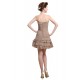 A-Line Strapless Short Beaded Chiffon Prom Evening Formal Party Dresses ED010456 A-Line Strapless Short Beaded Chiffon Prom Evening Formal Party Dresses ED010456