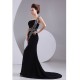 Trumpet/Mermaid One-Shoulder Beaded Long Black Chiffon Prom Evening Formal Party Dresses ED010469 Trumpet/Mermaid One-Shoulder Beaded Long Black Chiffon Prom Evening Formal Party Dresses ED010469
