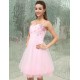 A-Line Spaghetti Strap Beaded Short Pink Prom Evening Formal Party Dresses ED010472 A-Line Spaghetti Strap Beaded Short Pink Prom Evening Formal Party Dresses ED010472