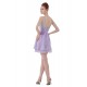 A-Line Beaded Short Chiffon Prom Evening Formal Party Dresses ED010478