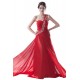 A-Line One-Shoulder Long Red Beaded Chiffon Prom Evening Formal Party Dresses ED010485 A-Line One-Shoulder Long Red Beaded Chiffon Prom Evening Formal Party Dresses ED010485