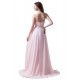 A-Line Strapless Beaded Long Pink Chiffon Prom Evening Formal Party Dresses ED010486 A-Line Strapless Beaded Long Pink Chiffon Prom Evening Formal Party Dresses ED010486