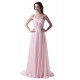 A-Line Strapless Beaded Long Pink Chiffon Prom Evening Formal Party Dresses ED010486 A-Line Strapless Beaded Long Pink Chiffon Prom Evening Formal Party Dresses ED010486