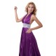 A-Line Halter Long Purple Pleated Prom Evening Formal Party Dresses ED010488