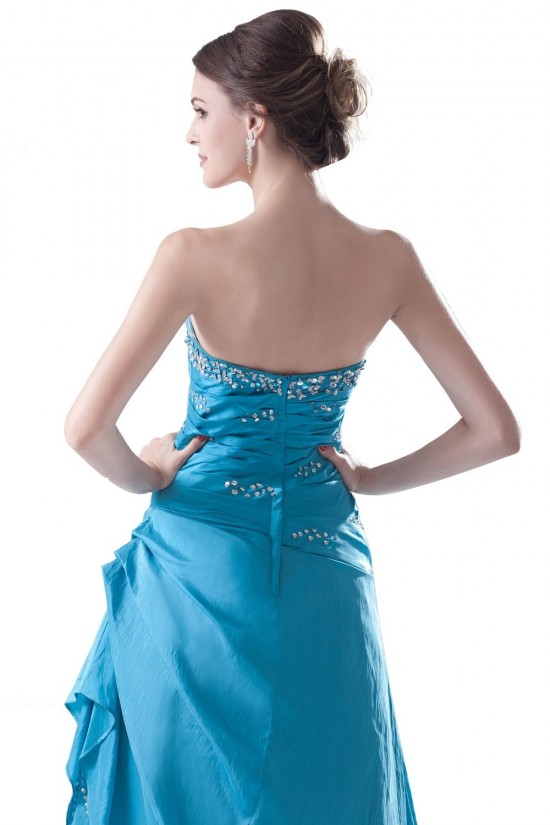 A-Line Strapless Beaded Long Blue Prom Evening Formal Party Dresses ED010492 A-Line Strapless Beaded Long Blue Prom Evening Formal Party Dresses ED010492