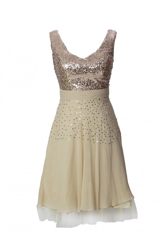 A-Line Short Sequin Chiffon Prom Evening Formal Party Dresses ED010494 A-Line Short Sequin Chiffon Prom Evening Formal Party Dresses ED010494