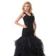 Trumpet/Mermaid Long Black Prom Evening Formal Party Dresses ED010510