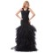 Trumpet/Mermaid Long Black Prom Evening Formal Party Dresses ED010510