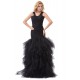 Trumpet/Mermaid Long Black Prom Evening Formal Party Dresses ED010510