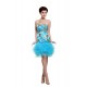Short Strapless Blue Sequin Prom Evening Formal Party Dresses ED010511 Short Strapless Blue Sequin Prom Evening Formal Party Dresses ED010511