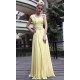 A-Line One-Shoulder Beaded Long Chiffon Prom Evening Formal Party Dresses ED010517