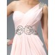 A-Line One-Shoulder Beaded Long Pink Chiffon Prom Evening Formal Party Dresses ED010543 A-Line One-Shoulder Beaded Long Pink Chiffon Prom Evening Formal Party Dresses ED010543
