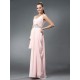 A-Line One-Shoulder Beaded Long Pink Chiffon Prom Evening Formal Party Dresses ED010543 A-Line One-Shoulder Beaded Long Pink Chiffon Prom Evening Formal Party Dresses ED010543