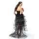 High Low Black Gold Prom Evening Formal Party Dresses ED010556