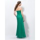 Sheath/Column Strapless Long Green Chiffon Prom Evening Formal Party Dresses ED010568 Sheath/Column Strapless Long Green Chiffon Prom Evening Formal Party Dresses ED010568
