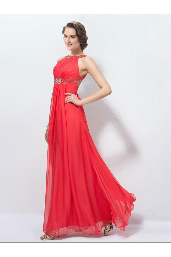 Empire Beaded Long Red Chiffon Prom Evening Formal Party Dresses ED010572 Empire Beaded Long Red Chiffon Prom Evening Formal Party Dresses ED010572