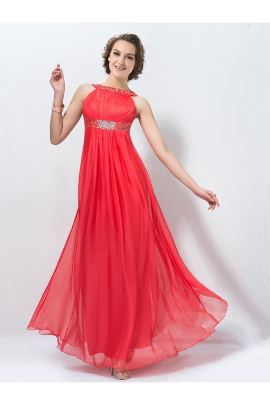 Empire Beaded Long Red Chiffon Prom Evening Formal Party Dresses ED010572 Empire Beaded Long Red Chiffon Prom Evening Formal Party Dresses ED010572