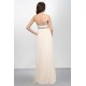 A-Line Strapless Beaded Long Chiffon Prom Evening Formal Party Dresses ED010573