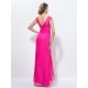 Sheath V-Neck Long Pink Beaded Chiffon Prom Evening Formal Party Dresses ED010574 Sheath V-Neck Long Pink Beaded Chiffon Prom Evening Formal Party Dresses ED010574