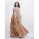 A-Line One-Shoulder Beaded Sequins Long Prom Evening Formal Party Dresses ED010597