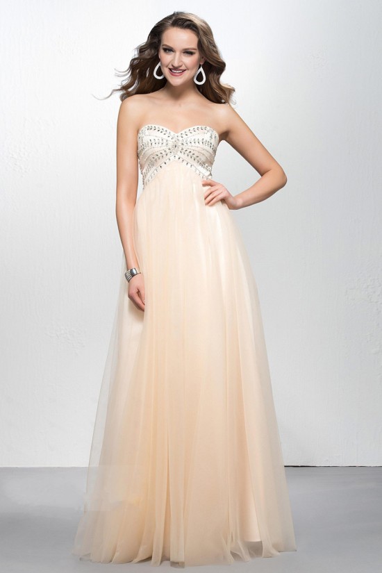Empire Sweetheart Beaded Long Chiffon Prom Formal Dresses Maternity Evening Dresses ED010604 Empire Sweetheart Beaded Long Chiffon Prom Formal Dresses Maternity Evening Dresses ED010604