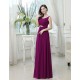 A-Line Bateau Beaded Purple Long Chiffon Prom Evening Formal Party Dresses ED010619 A-Line Bateau Beaded Purple Long Chiffon Prom Evening Formal Party Dresses ED010619