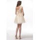 A-Line One-Shoulder Beaded Short Prom Evening Formal Party Dresses ED010620