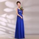 A-Line Appliques Long Blue Chiffon Prom Evening Formal Party Dresses ED010623 A-Line Appliques Long Blue Chiffon Prom Evening Formal Party Dresses ED010623