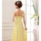 A-Line One-Shoulder Beaded Long Chiffon Prom Evening Formal Party Dresses ED010647