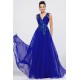 A-Line V-Neck Applique Long Blue Chiffon Prom Evening Formal Party Dresses ED010650 A-Line V-Neck Applique Long Blue Chiffon Prom Evening Formal Party Dresses ED010650