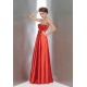 A-Line Strapless Beaded Long Red Prom Evening Formal Party Dresses ED010656