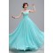 One-Shoulder Beaded Short Red Chiffon Prom Evening Formal Party Dresses ED010673