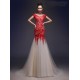 Trumpet/Mermaid Off the Shoulder Applique Long Prom Evening Formal Party Dresses ED010675