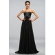 Empire Sweetheart Beaded Long Black Chiffon Prom Evening Formal Party Dresses Maternity Evening Dresses ED010683