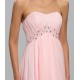 Empire Strapless Beaded Long Pink Chiffon Prom Evening Formal Party Dresses Maternity Evening Dresses ED010687 Empire Strapless Beaded Long Pink Chiffon Prom Evening Formal Party Dresses Maternity Evening Dresses ED010687