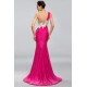 Trumpet/Mermaid Bateau Beaded Long Prom Evening Formal Party Dresses ED010689