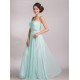 A-Line Halter Beaded Long Chiffon Prom Evening Formal Party Dresses ED010694