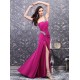 Trumpet/Mermaid One-Shoulder Split-Front Beaded Long Prom Evening Formal Party Dresses ED010695
