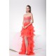 High Low Sweetheart Beaded Chiffon Prom Evening Formal Party Dresses ED010698