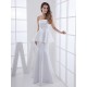 Trumpet/Mermaid Strapless Long White Prom Evening Formal Party Dresses ED010711