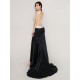 Sexy Backless Beaded Long Black Prom Evening Formal Party Dresses ED010718
