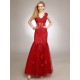 Trumpet/Mermaid V-Neck Long Red Beaded Applique Prom Evening Formal Party Dresses ED010719 Trumpet/Mermaid V-Neck Long Red Beaded Applique Prom Evening Formal Party Dresses ED010719