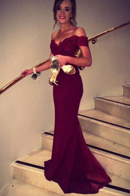 Mermaid Off-the-Shoulder Long Prom Evening Formal Party Dresses ED010771 Mermaid Off-the-Shoulder Long Prom Evening Formal Party Dresses ED010771