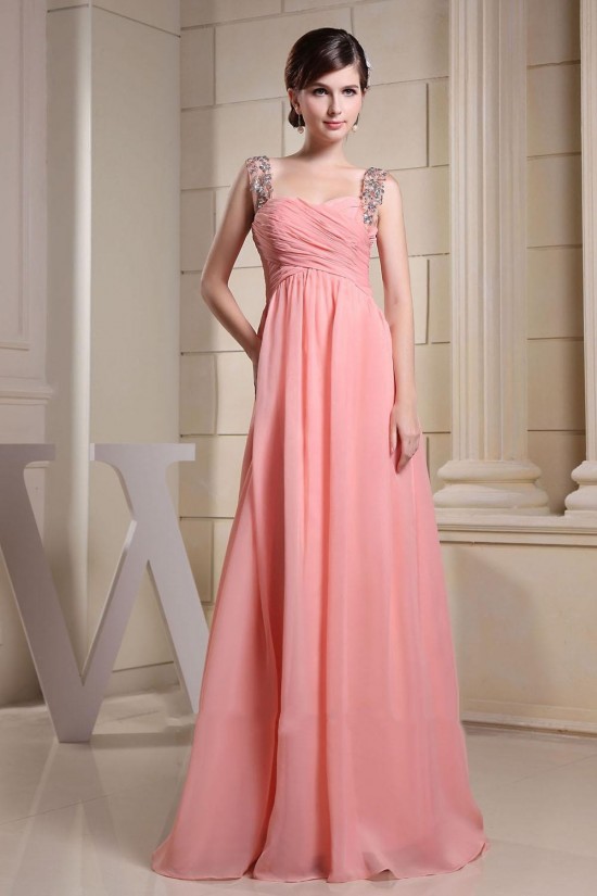 Empire Straps Sleeveless Long Chiffon Prom Evening Dresses Maternity Evening Dresses ED010775 Empire Straps Sleeveless Long Chiffon Prom Evening Dresses Maternity Evening Dresses ED010775