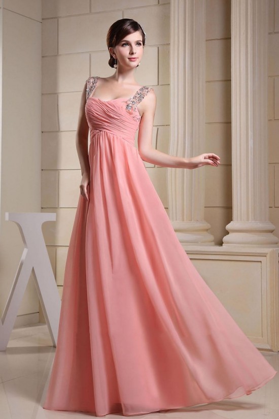 Empire Straps Sleeveless Long Chiffon Prom Evening Dresses Maternity Evening Dresses ED010775 Empire Straps Sleeveless Long Chiffon Prom Evening Dresses Maternity Evening Dresses ED010775