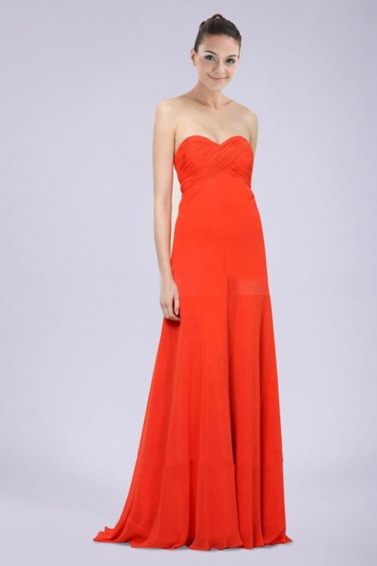 A-Line Sweetheart Long Chiffon Prom Evening Dresses ED010787 A-Line Sweetheart Long Chiffon Prom Evening Dresses ED010787