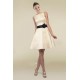 A-Line Bateau Short Prom Evening Bridesmaid Dresses ED010793